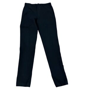 UNIQLO +J Wool Women’s Black Straight Leg Basic Cut Pants Size 4 GUC